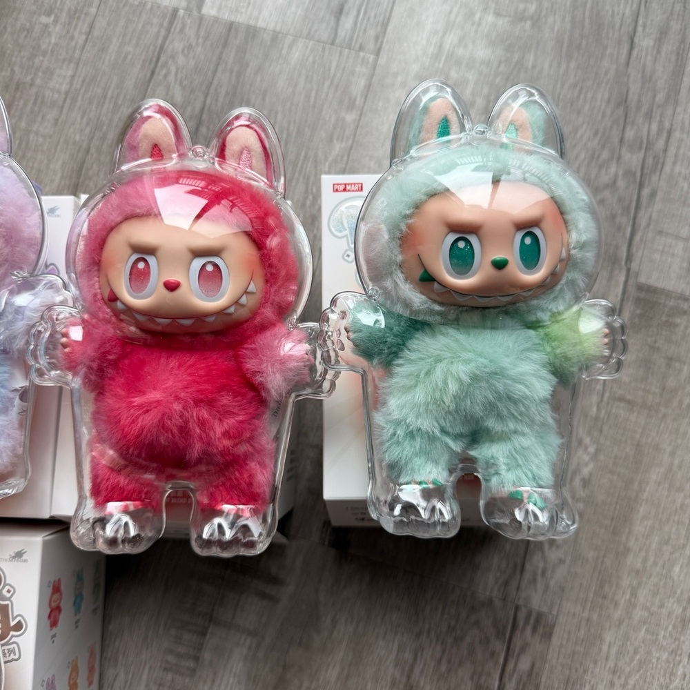 Complete Set 6 Labubu Big Into Energy with Cases Pop Mart Vinyl Plush Popmart - Picture 4 of 12